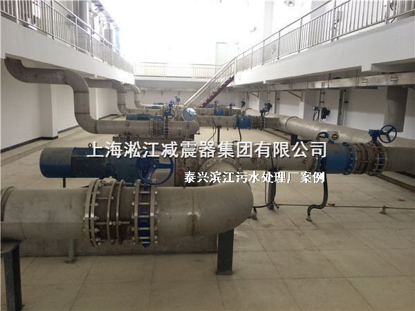 【泰兴污水处理厂】采用上海香蕉视频污版橡胶接头