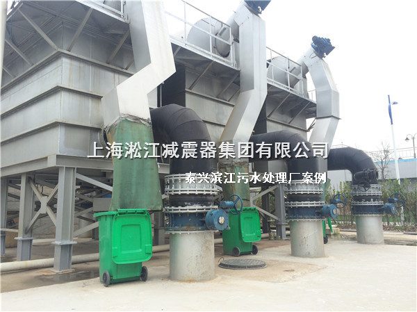 【泰兴污水处理厂】采用上海香蕉视频污版橡胶接头