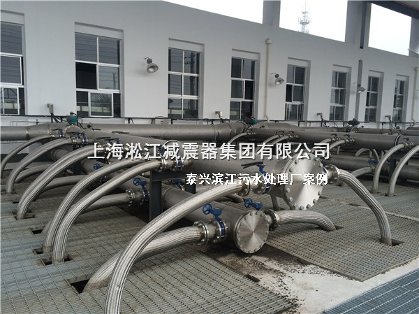 【泰兴污水处理厂】采用上海香蕉视频污版橡胶接头